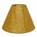 Estallar 12 in. Brown Slanted Empire Crinkle Oil Paper Lampshade ES3104343